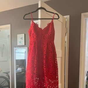 ASTR M red dress